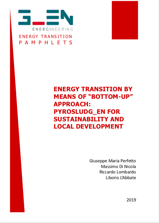 Energy transition by means of “bottom-up” approach: Pyrosludg_en for sustainability and local development